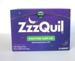 Vicks ZzzQuil Nighttime Sleep-Aid LiquiCaps EXP 08/24 Lot of 5 Boxes 24 ... - £24.17 GBP
