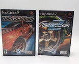 Need for Speed Underground 1 &amp; 2 (PlayStation 2 PS2) Complete CIB  - $29.02