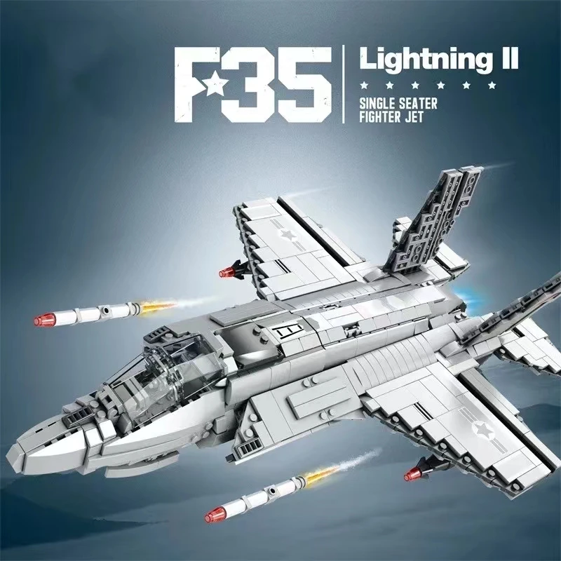 WW2 Aviation Military F-35 Lightning IIJoint Strike Fighter Collection Ornaments - £81.17 GBP