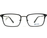 Robert Mitchel Eyeglasses Frames RM 9001 BK Black Gray Rectangular 52-18... - $41.86