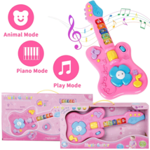 Kids Electric Guitar Music Toy Musical Girl Play Toddler Learning Preschool Toys - £20.19 GBP