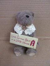 NOS Boyds Bears Jennie Mae Sweethome 4013363 Plush Bear Home Decor  B66 F - £28.21 GBP