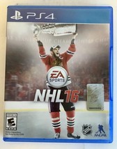 NHL 16 Sony Playstation 4 PS4 Standard Edition Video Game Hockey EA Sports 2015 - £5.87 GBP