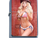 Country Pin Up Girls D31 Flip Top Dual Torch Lighter Wind Resistant - £13.16 GBP