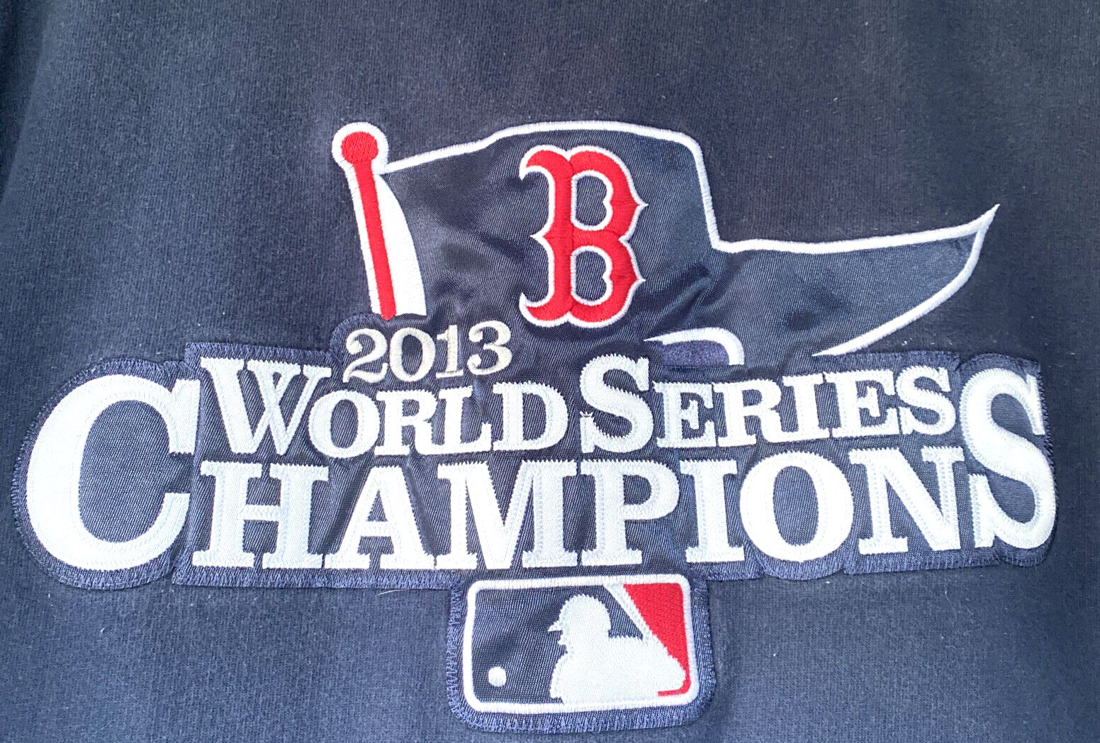 Boston Red Sox 2013 World Series Champion Sweatshirt Hoodie Mens MEDIUM Antigua - $45.42