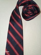 Christian Pelini  - Men&#39;s Tie - Blue and Red Striped - $12.86