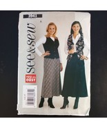 Butterick 3941 Pattern Misses&#39; Vest and Skirt See &amp; Sew A 6-10 Uncut - £9.58 GBP