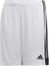 adidas Big Kid Boys Tastigo 19 Shorts,White/Black,Small - $43.80