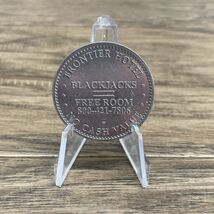 Frontier Hotel Gambling Hall Las Vegas Blackjack's Free Room Gaming Toke... - $4.94