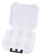 Anvil 6” Plastic Storage Bin, 6 Compartments, 6.5” X 7” X 2” - £8.22 GBP