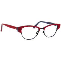 Jean Lafont Eyeglasses Violette 6054P Red/Blue Cat Eye Frame France 50[]17 138 - £319.73 GBP