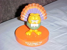 Enesco Garfield Who Planned This Turkey Party Figurine 1981 - £19.51 GBP