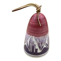 Navajo Native Signed Pottery Hanging Bell Wind Chime - $22.27