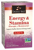 Bravo Tea Energy & Stamina Tea 20 BAG - $11.35