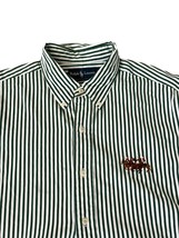 Polo Ralph Lauren Shirt Mens XL Green Classic Fit Button Down Stripe Pon... - $28.31