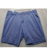 Tommy Hilfiger Shorts Men&#39;s 36 Blue Solid Cotton Pockets Low Waist Class... - $27.73 CAD