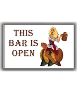 This Bar Is Open Flag 90x150cm 3x5ft  Advertising Decor Best Banner - €12,07 EUR