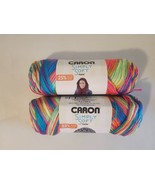 Simply Soft Paints 2 Yarns-Rainbow Bright Rainbow #21009 - $331.67 MXN