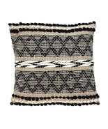Black And Sand Woven Decorative Pillow - $111.49