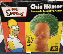 The Simpsons Homer Simpson Chia Pet Handmade Collectible Planter New Open Box - £11.95 GBP