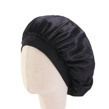 Satin Bonnet Silk Sleeping Cap with Elastic Band for Children Babies Teens B/Y - £10.93 GBP