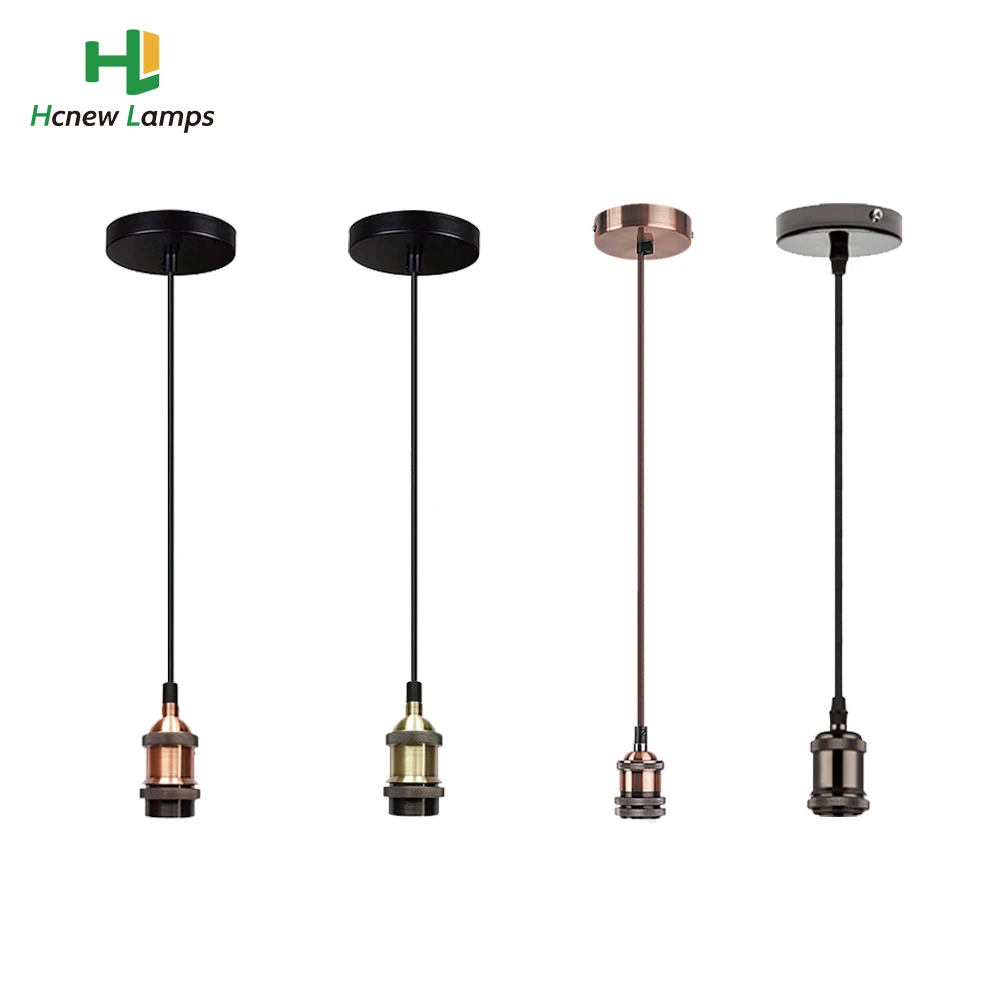 Ant light base e27 1m industrial pendant lamp holder simple hanging lights for corridor thumb200