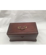 Georgian Furnishing Lined Hinged Lidded Letter Jewelry Trinket Box - £115.83 GBP