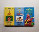 Sesame Street Ernie’s Little Lie Big Mess Great Numbers Game VHS Lot - £15.76 GBP