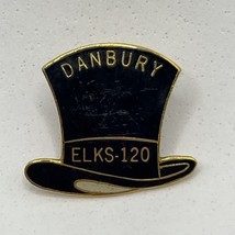 Danbury Connecticut Elks Lodge 120 Benevolent Protective Order Enamel Ha... - $7.95