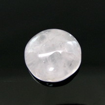 7.3Ct Natürlich Rose Quarz Rund Cabochon Edelstein - £10.90 GBP