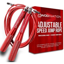 Aluminum Handle High Speed Adjustable Jump Rope For Women And Men - Perfect Skip - £27.17 GBP