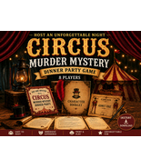 Circus Murder Mystery dinner party game, DIY Instant Download. | Printable Game  - $16.95