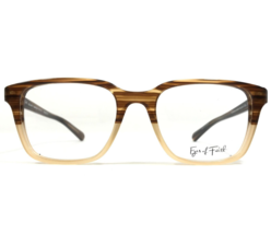 Eyes of Faith Eyeglasses Frames DECLARE Toasted Sand Square Horn 50-18-145 - £40.19 GBP