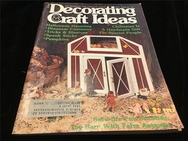 Decorating &amp; Craft Ideas Magazine October 1978 Halloween Haunting, Christmas - £7.94 GBP