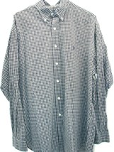 Vintage Polo Ralph Lauren Blake Shirt Men&#39;s Large Long Sleeve Checked Pony EUC!! - £15.43 GBP