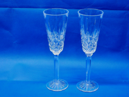 Waterford Crystal LISMORE Champagne Flute - Pair Of 2  - Wedding Anniver... - £77.50 GBP