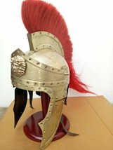 Greek Greco Roman Spartan Helmet King Leonidas 300 Movie Helmet Replica - £76.99 GBP