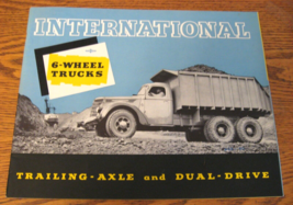 1940 International Harvester 6 wheel Truck Brochure Xlnt 32 pgs - £68.72 GBP