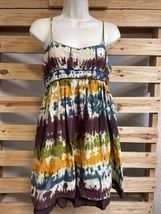 Five Los Angeles Spaghetti Strap tie Dye Sun Dress Dress Woman's Size La... - $14.84