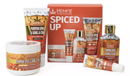 HEMPZ SPICED UP 2024 Pumpkin Spice moisturizer lip Balm Sugar Scrub Hand... - £27.47 GBP