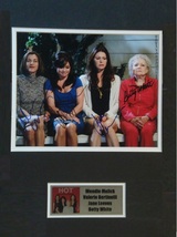 Hot In Cleveland Cast Signed Photo Plaque X4 - Valerie Bertinelli, Betty White - £582.73 GBP