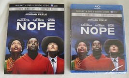 NOPE Blu-Ray + DVD + Digital Code Jordan Peele, Daniel Kaluuya, Keke Palmer NEW - £22.15 GBP