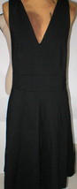 New Womens NWT 14 Banana Republic Black Dress Cross Back Nice Work Date Party - £140.59 GBP