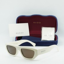 GUCCI GG1134S 003 Ivory/Brown 53-19-145 Sunglasses New Authentic - £151.32 GBP