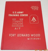 1969 Yearbook US Army Training Center Fort Leonard Wood Missouri Company A RARE - £377.64 GBP