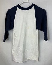 Vintage Raglan T Shirt Single Stitch Russell Athletic Men’s Small USA 70s 80s - £23.59 GBP