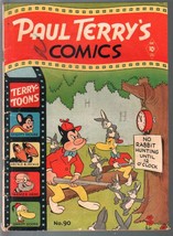 Paul Terry&#39;s Comics #90 1952-St. John-Mighty Mouse-Heckle &amp; Jeckle-VG - $50.93