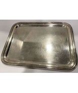 Heavy 12” Silver Soldered Platter for William H Block Co. Department Store - £63.52 GBP