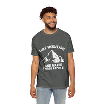 Mens I Like Mountains Maybe Three People Raglan T-Shirt 52-48 Airlume Cotton Pol - £28.81 GBP+