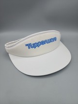 Tupperware Logo White Visor Cap Hat - £9.12 GBP